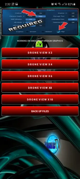 Screenshot of Zonic TV Injector