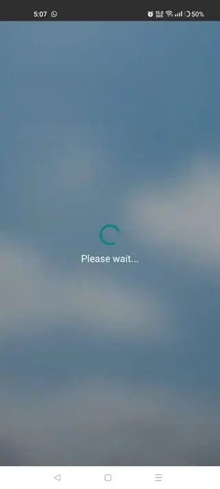 Screenshot of Cuaca App