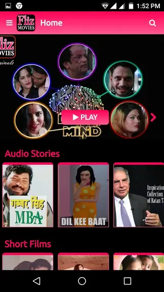 Screenshot of Fliz Movies