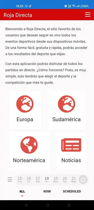Screenshot of Roja Directo