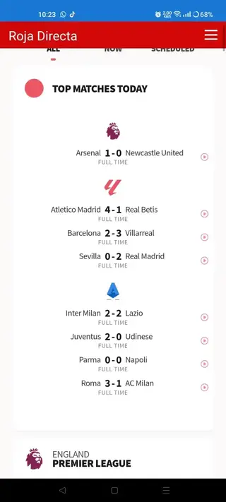 Screenshot of Roja Directo APK