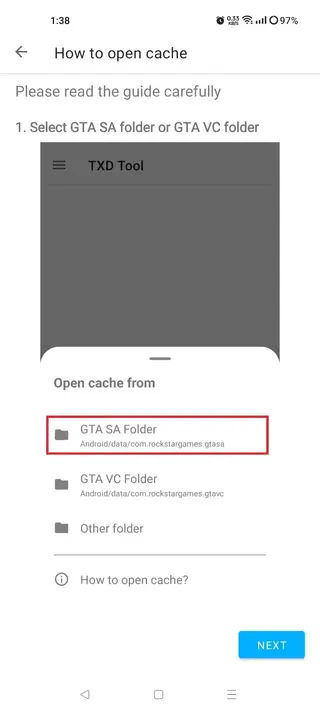 Screenshot of TXD Tool APK