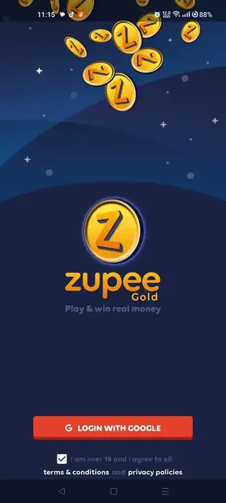 Screenshot of Zupee Gold Android