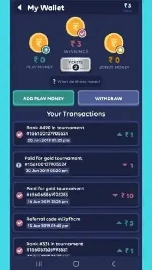 Screenshot of Zupee Gold APK