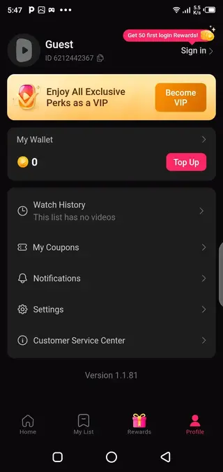 Screenshot of Drama Wave APK