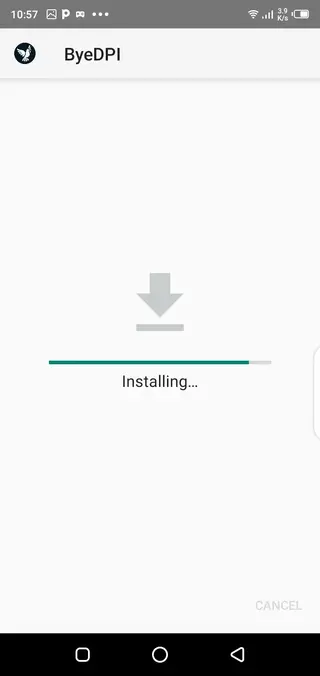 Screenshot of ByeDPI APK