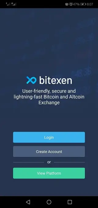 Screenshot of Bitexen Apk