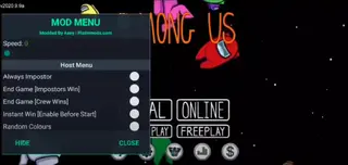 Screenshot of Among Us Naruto