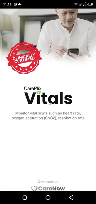 Screenshot of CarePlex Vitals Download