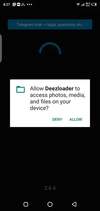 Screenshot of Deemix Android APK