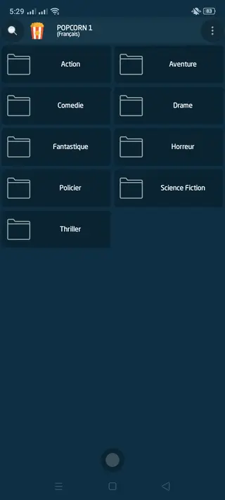 Screenshot of elMubashir IPTV Popcron Collection