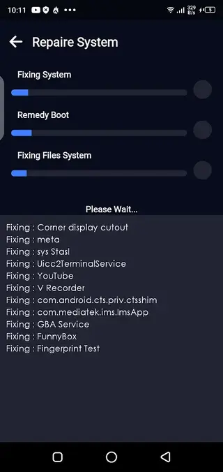 Screenshot of Expert Repair App