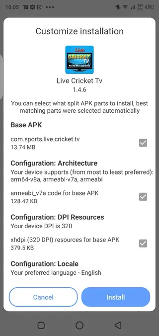 Screenshot of IP Sports Download