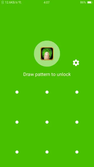 Screenshot of jio phone fingerprint Lock
