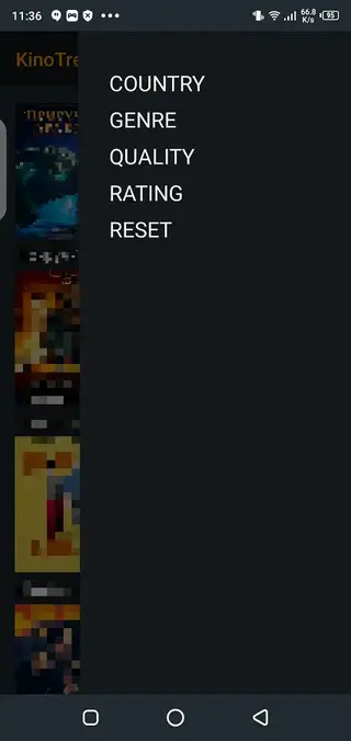 Screenshot of KinoTrend Android