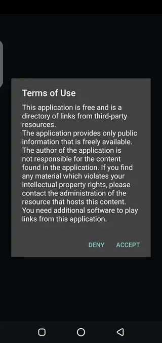 Screenshot of KinoTrend App