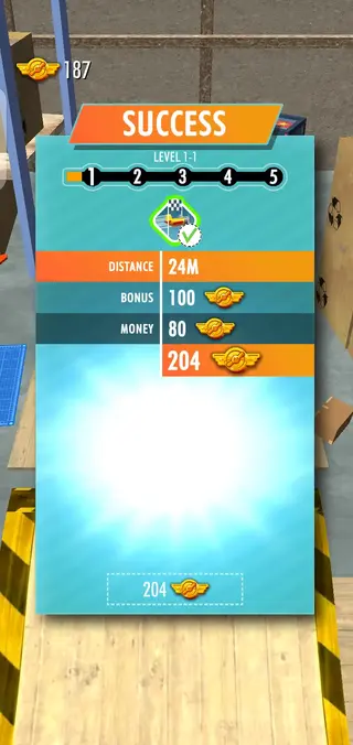 Screenshot of Make It Fly Game