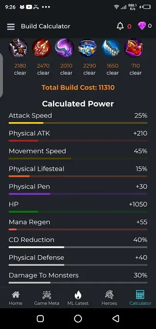 Screeenshot of ML Guide Apk
