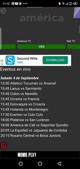 Screenshot of Momo Play Android