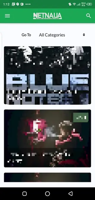 Screenshot of Netnaija Movie App