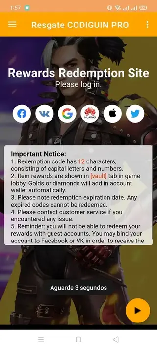 Screenshot of Real Codiguin Android