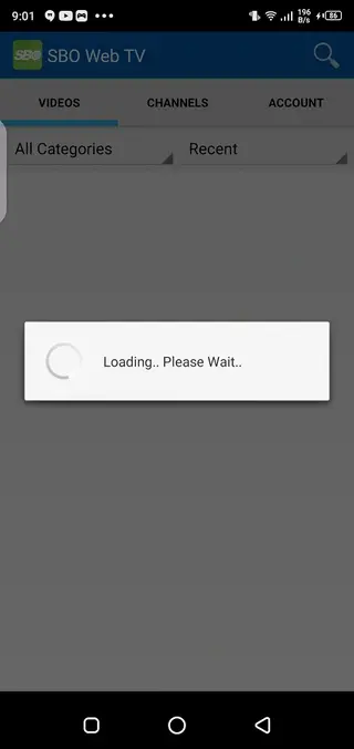 Screenshot of SBO TV Apk