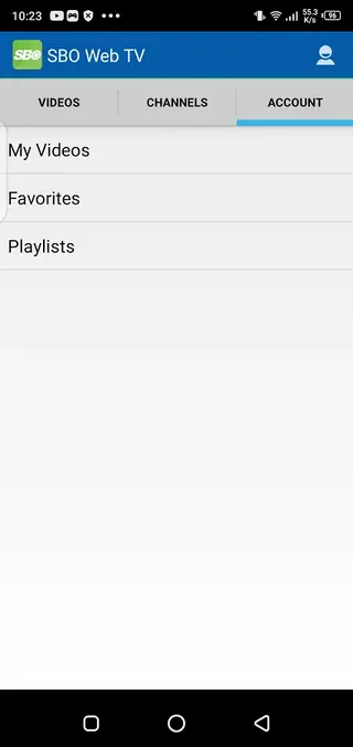 Screenshot of SBOTV Apk