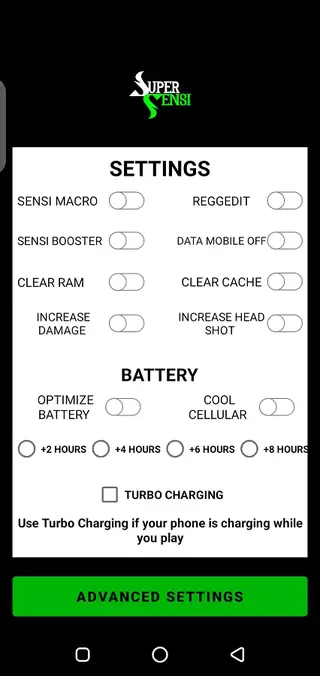 Screenshot of SUPER SENSI Android