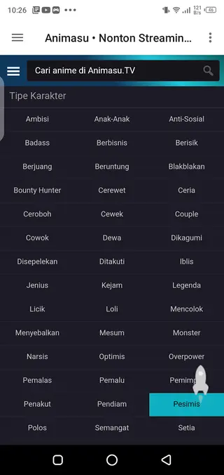 Screenshot of Animasi App