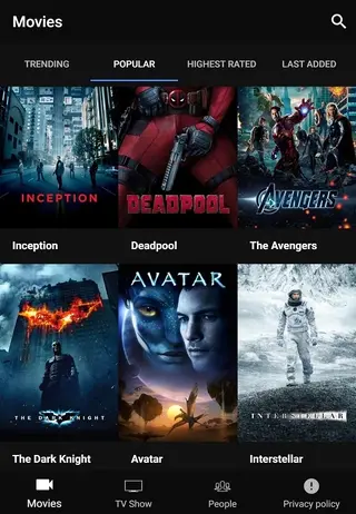 Screenshot of Flixtor Android