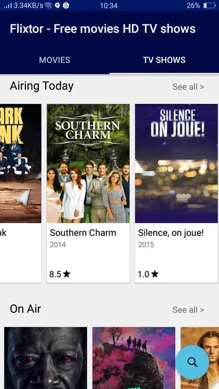Screenshot of Flixtor APK