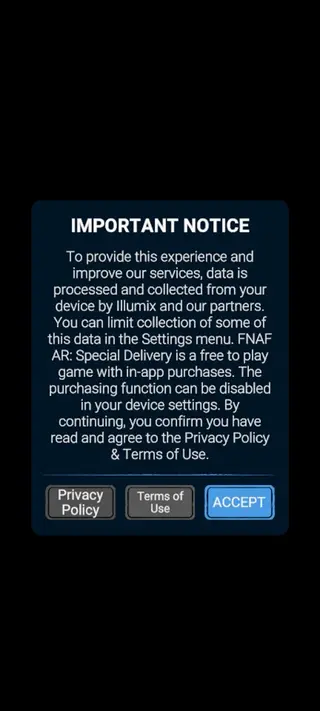 Screenshot of FNAF Security Breach Mobile Download