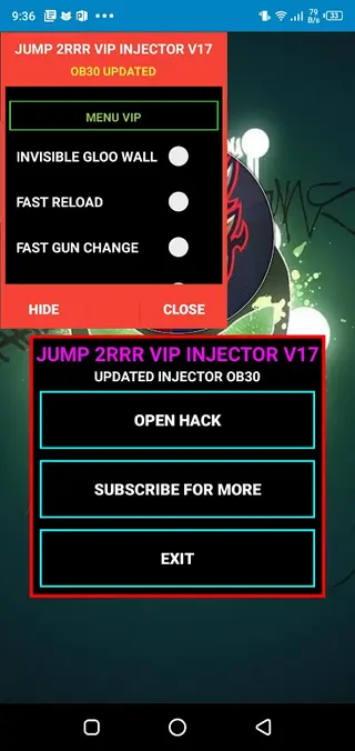 Screenshot of Jump 2 RRR VIP Injector Android