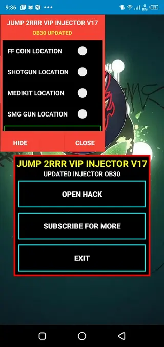 Screenshot of Jump 2 RRR VIP Injector Download