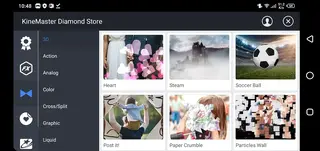 Screenshot of Kinemaster Diamond Mod App