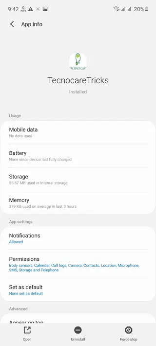 Screenshot of Technocare Tricks Apk