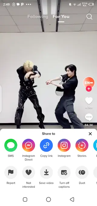 Screenshot of TikTok Live Android