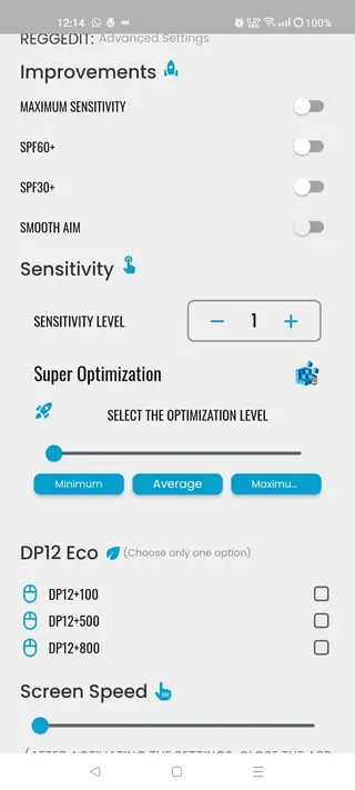 Screenshot of Xit FF Apk Download