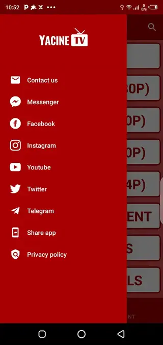 Screenshot of Yasin TV Download