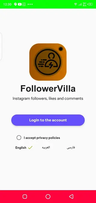 Screenshot of Followers Villa