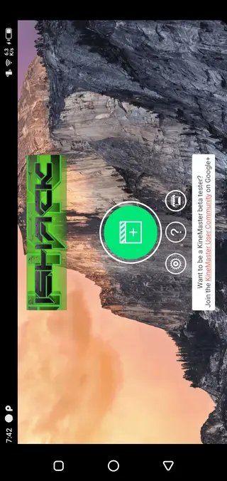 Screenshot of Green Kinemaster Pro APK