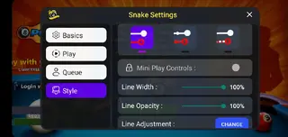 Screenshot of Snake Aim Tool Hack
