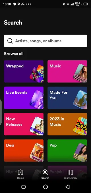 Screenshot Of Spotify Apk Premium Android