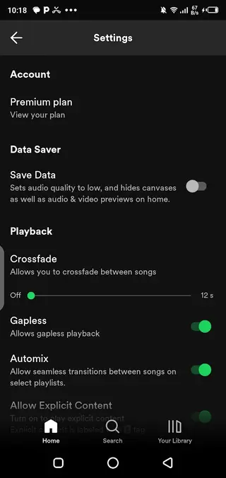 Screenshot Of Spotify Apk Premium Download