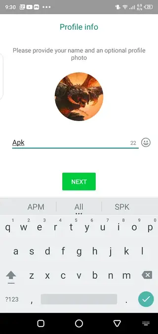 Screenshot of WhatsApp Plus v13