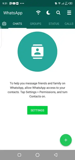 Screenshot of WhatsApp Plus v13 Download