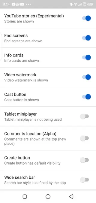 Screenshot of YouTube Black Download