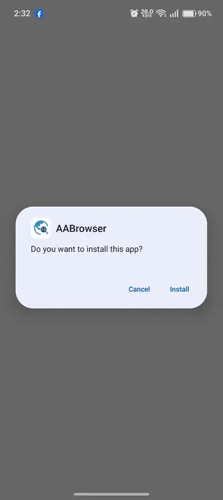 Screenshot of AABrowser Apk