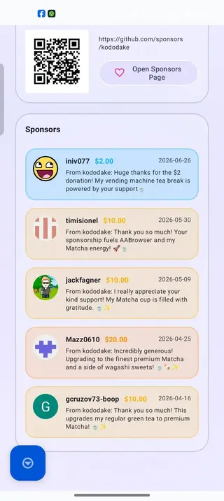 Screenshot of AABrowser For Android