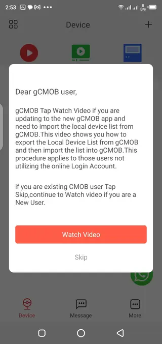 Screenshot of gCMOB Apk